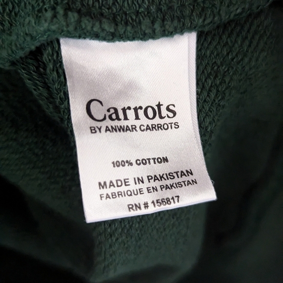 Carrots by Anwar Groovy Wordmark Crewneck Sweatshirt SMALL - Picture 8 of 8